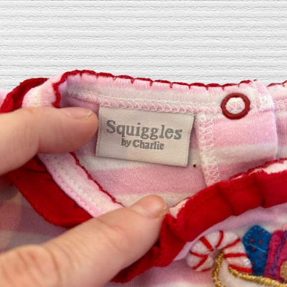 Squiggles by Charlie Christmas Romper - Picture 3 of 8